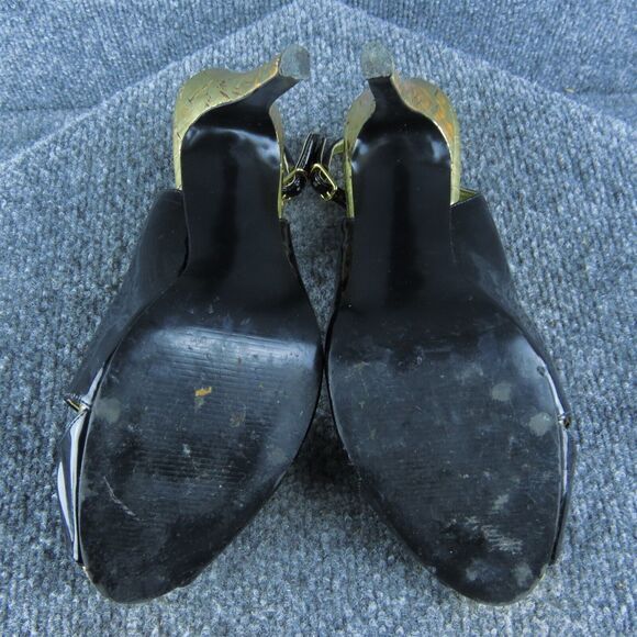 GUESS WGRenny Women Slingback Heel Shoes Size‎ 8.5 Medium Black Synthetic - Picture 7 of 9